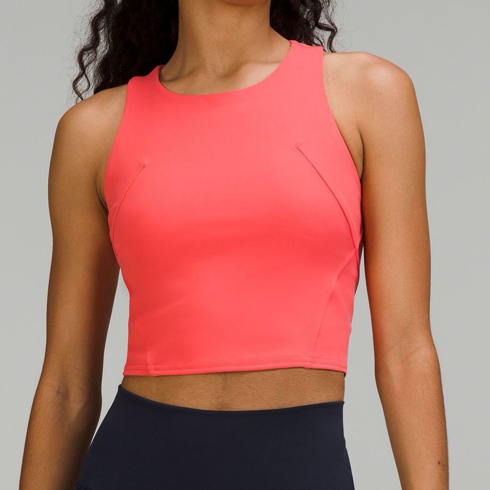 Pink Wunder Train Racerback Tank Top, Size 8